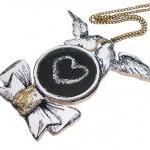 Blackboard Pendant, Necklac..